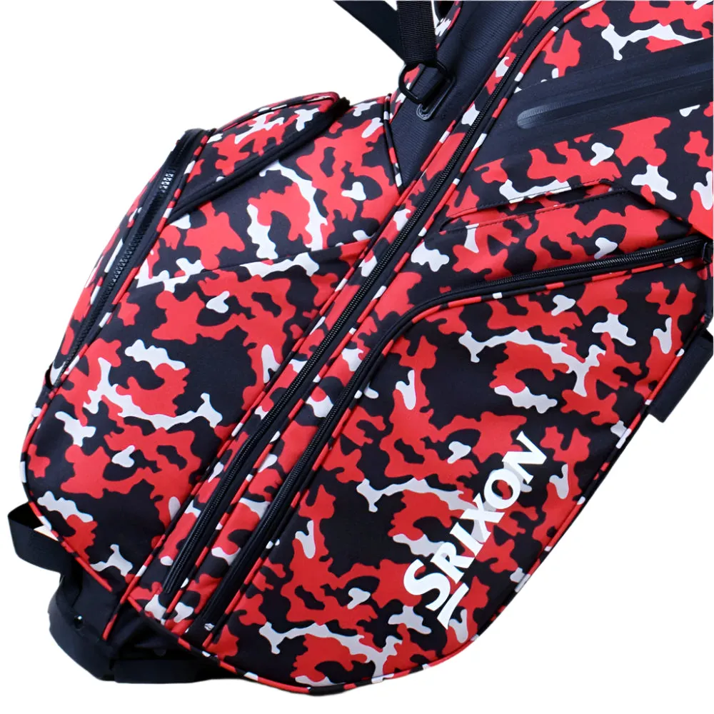 Srixon Premium Stand Bag - Black/Red Camo, Golf elbow brace, Golf shoes for plantar fasciitis