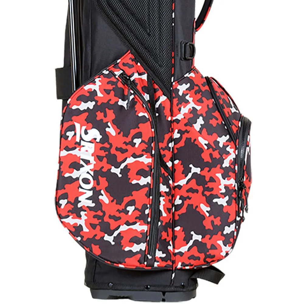 Srixon Premium Stand Bag - Black/Red Camo, Golf mat for home, Golf rule book 2024, Wide width golf shoes