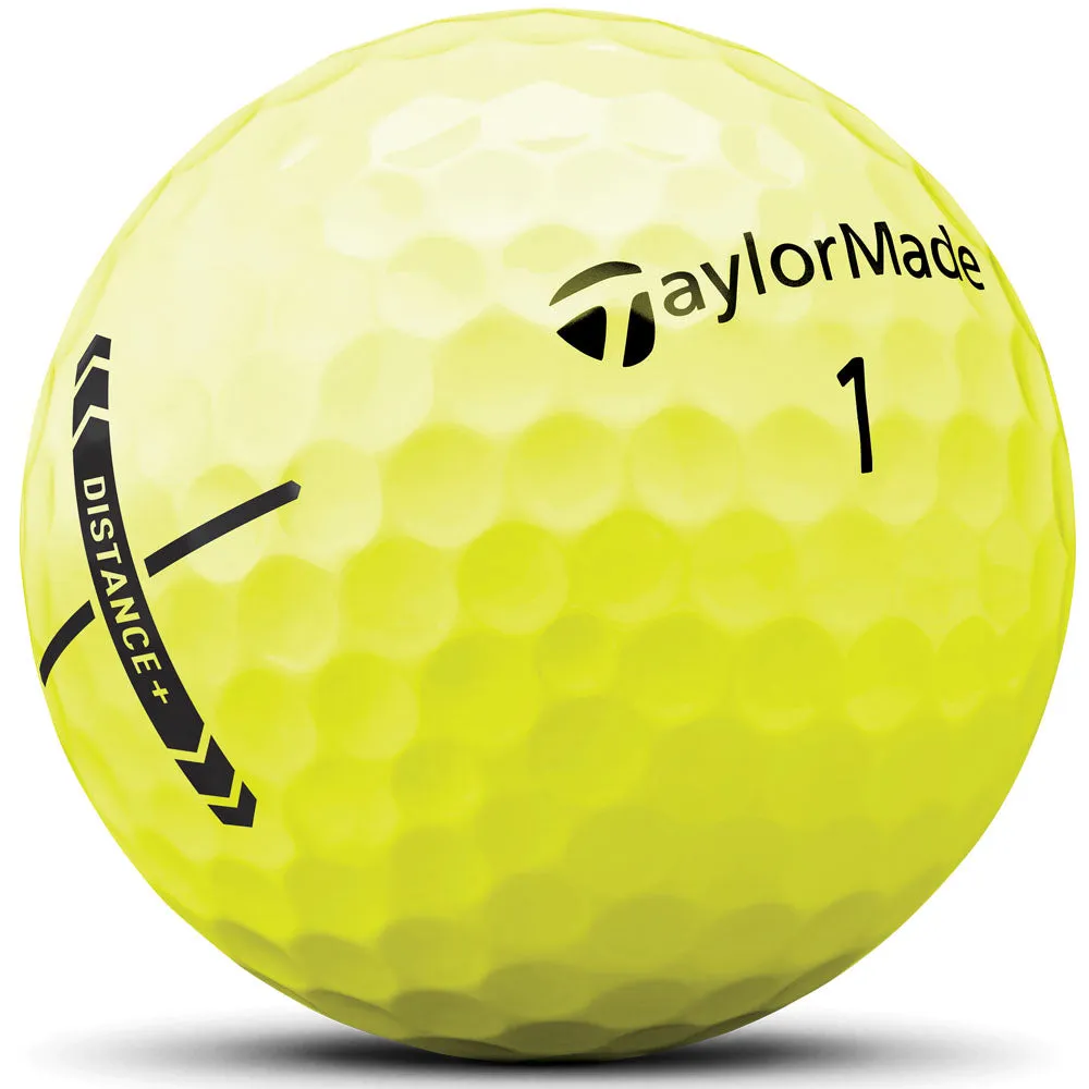 TaylorMade Distance  Golf Balls - Yellow - 3 for 2 Dozen, Golf accessories for beginners