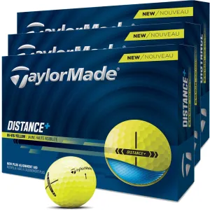 Find Your Perfect Fit TaylorMade Distance  Golf Balls - Yellow - 3 for 2 Dozen Only a Few Left, Senior golf clubs