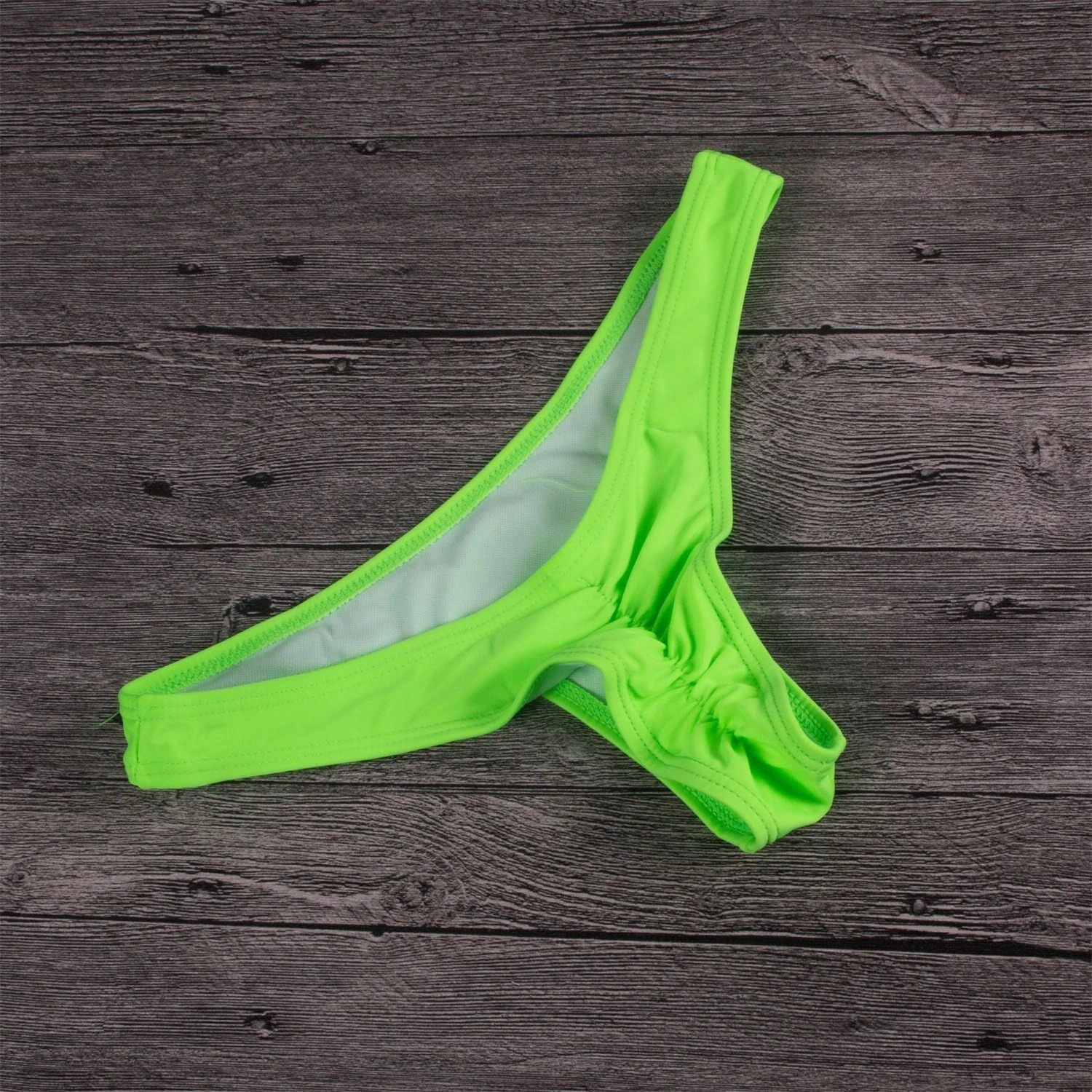 FOCUSSEXY Women's Hot Summer Brazilian Beachwear Bikini Bottom Thong Swimwear