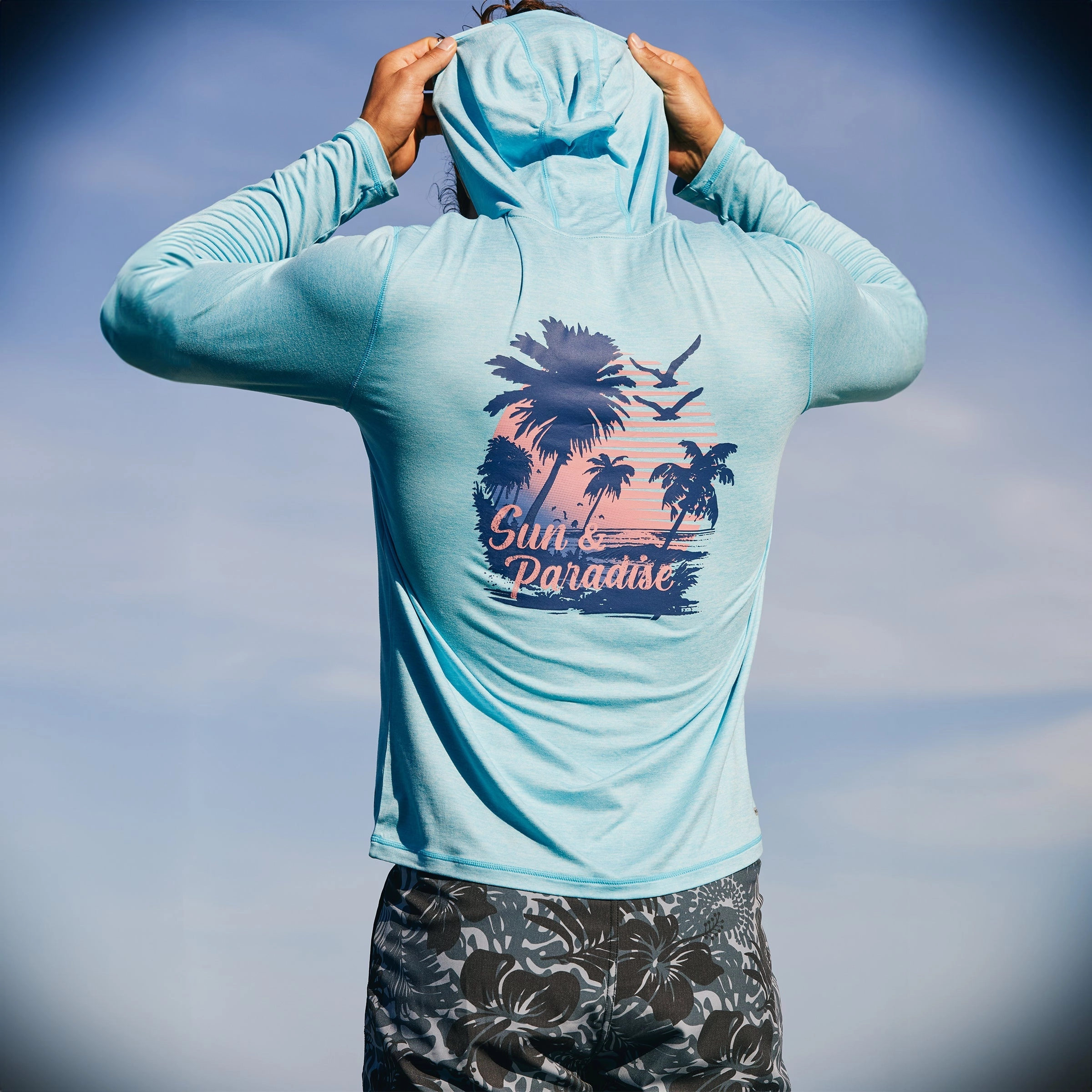 Free Country Men's Super Soft Hooded Sunshirt