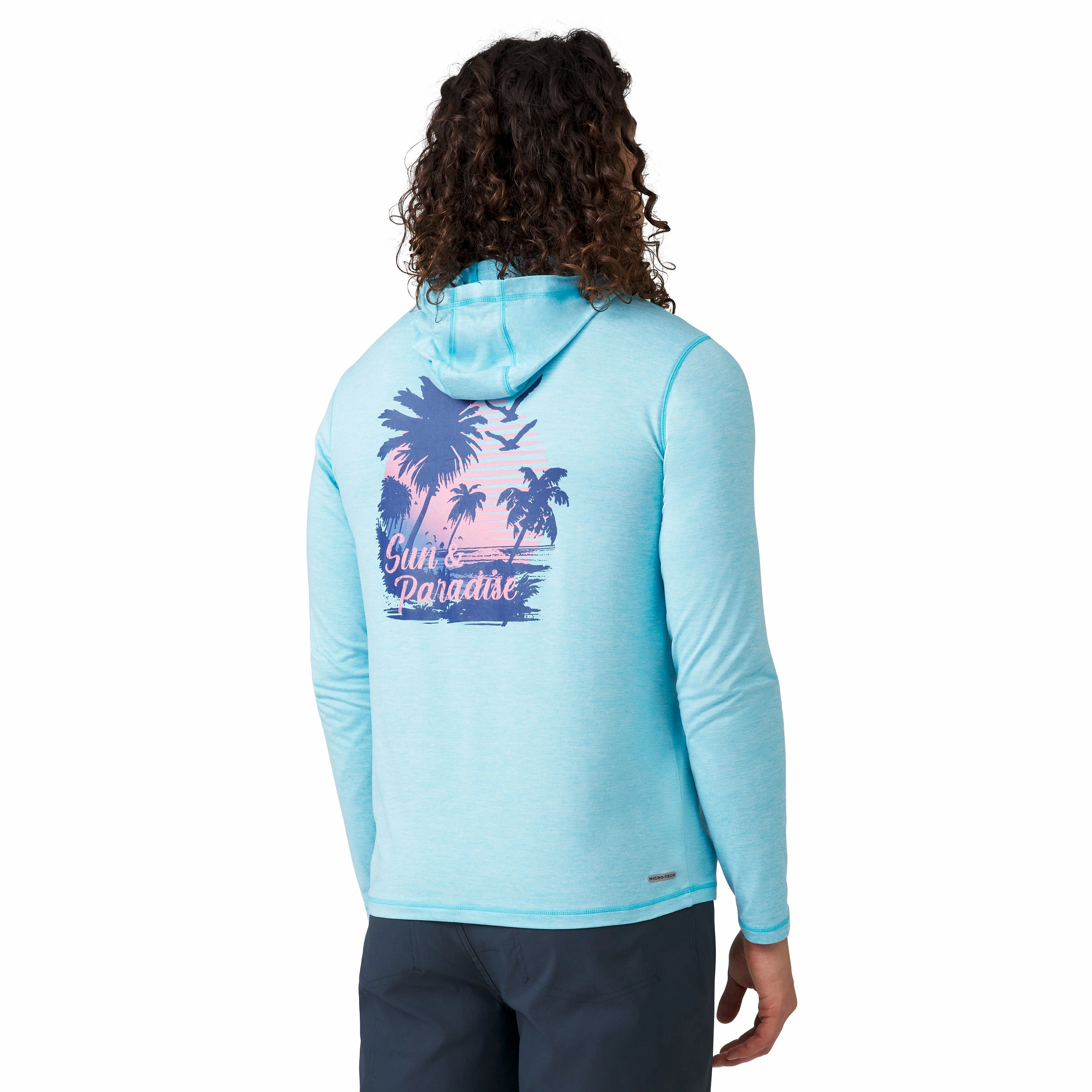 Free Country Men's Super Soft Hooded Sunshirt