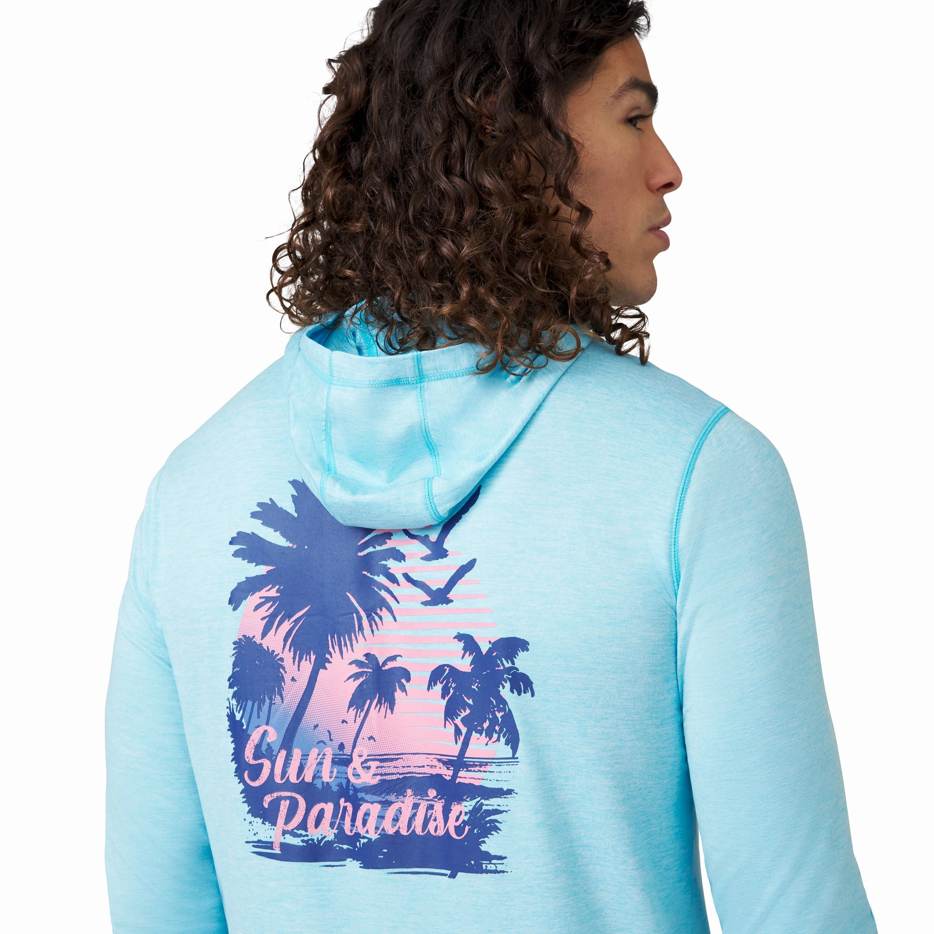 Free Country Men's Super Soft Hooded Sunshirt