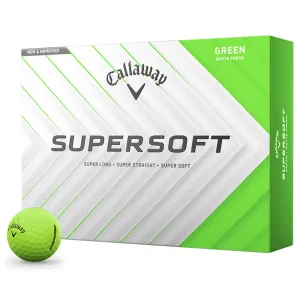 Fresh Drop Callaway Supersoft Golf Balls - Matte Green - 12 Pack Limited Time, Adidas golf shoes, Golf cleats replacement