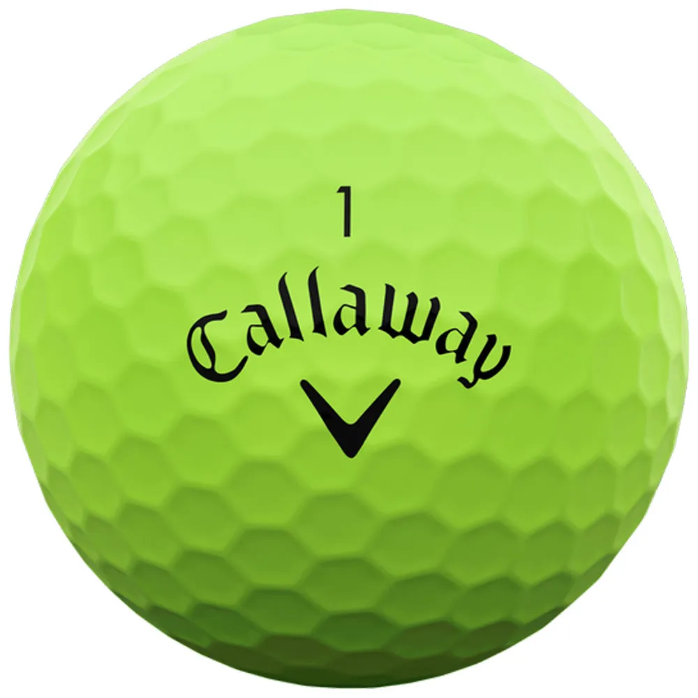 Callaway Supersoft Golf Balls - Matte Green - 12 Pack, Personalized golf bag