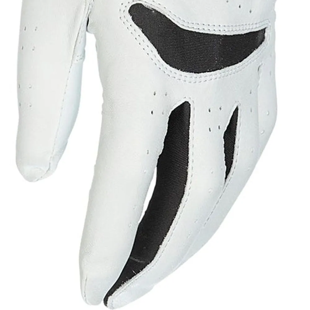 Cobra Pur Tech Golf Glove - White, Golf club cleaning brush