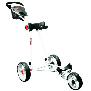 Fresh Drop EzeGlide Cruiser 3-Wheel Push Trolley - White Editor-Loved, TaylorMade golf clubs, Golf push cart