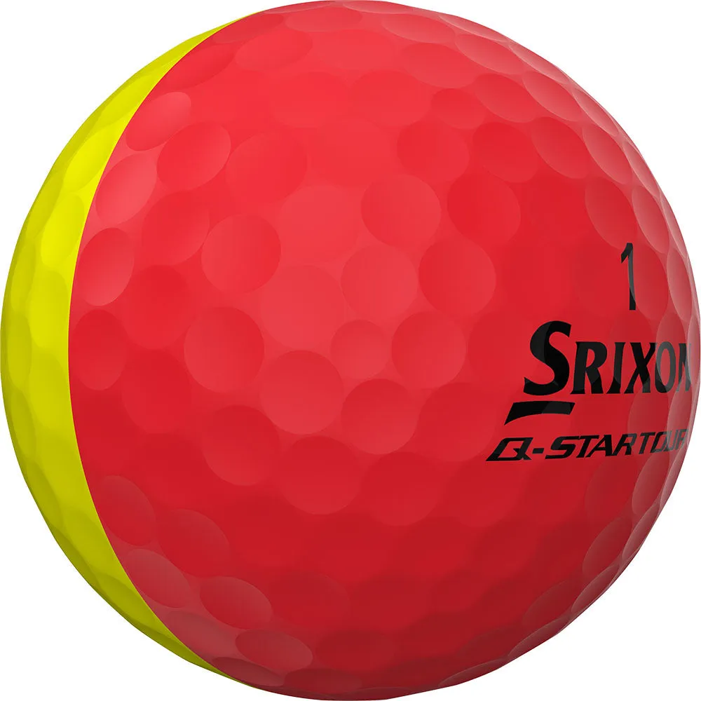 Q-STAR Tour Divide Golf Balls - Yellow/Red - 12 Pack, Nike Air Zoom golf shoes