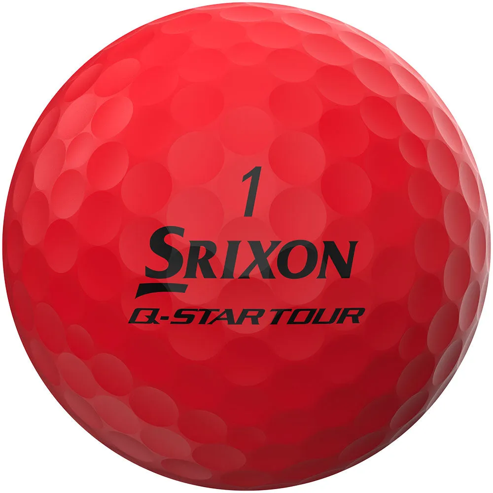 Q-STAR Tour Divide Golf Balls - Yellow/Red - 12 Pack, Golf simulator for home