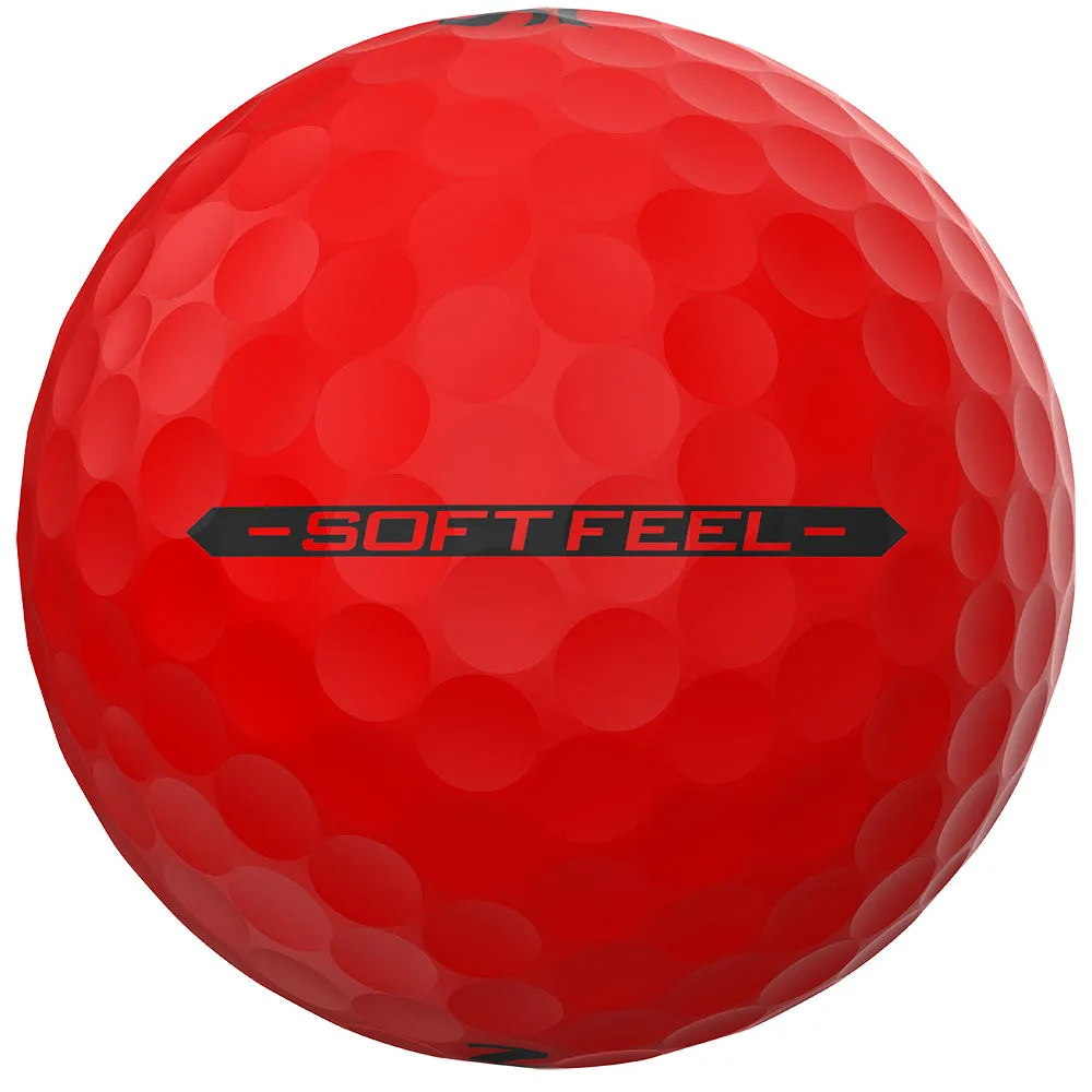 Srixon Soft Feel Golf Balls - Brite Red - 12 Pack, Titleist TSR3 driver, Golf tournament gifts