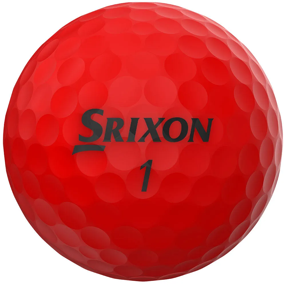 Srixon Soft Feel Golf Balls - Brite Red - 12 Pack, Golf club grips