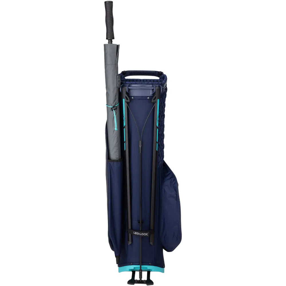 Sun Mountain H2NO Lite Waterproof Stand Bag - Navy/Stealth/Bahama, Airline approved golf bag
