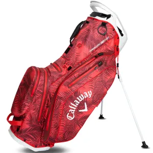 Fresh Finds Callaway Fairway 14 HD Waterproof Stand Bag - Red Palms/Light Grey Fresh Drop, Eco-friendly golf tees, Golf bag rain cover