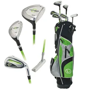 Fresh Finds Longridge Challenger Cadet 7-Piece Junior Package Set - Ages 12-16 Worth the Hype, Golf belt with ball marker, UV protection golf hat