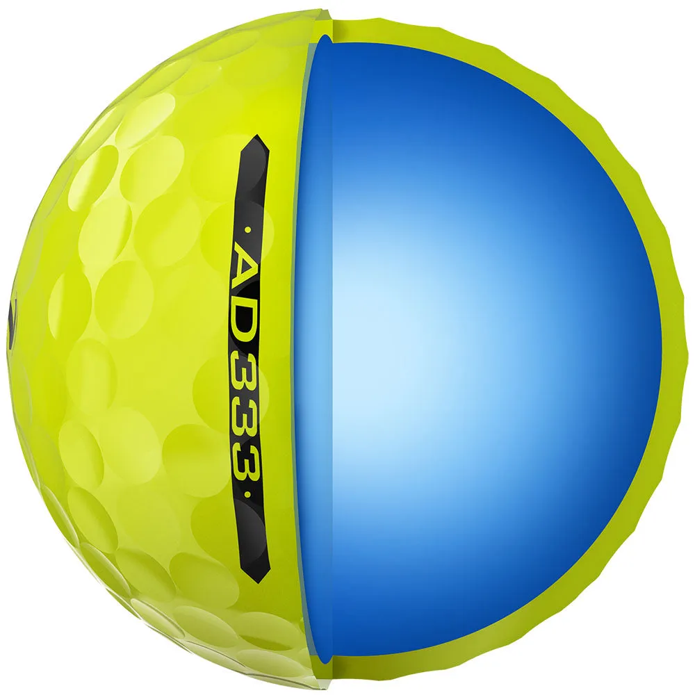 Srixon AD333 Golf Balls - Yellow - 12 Pack, TaylorMade Stealth driver