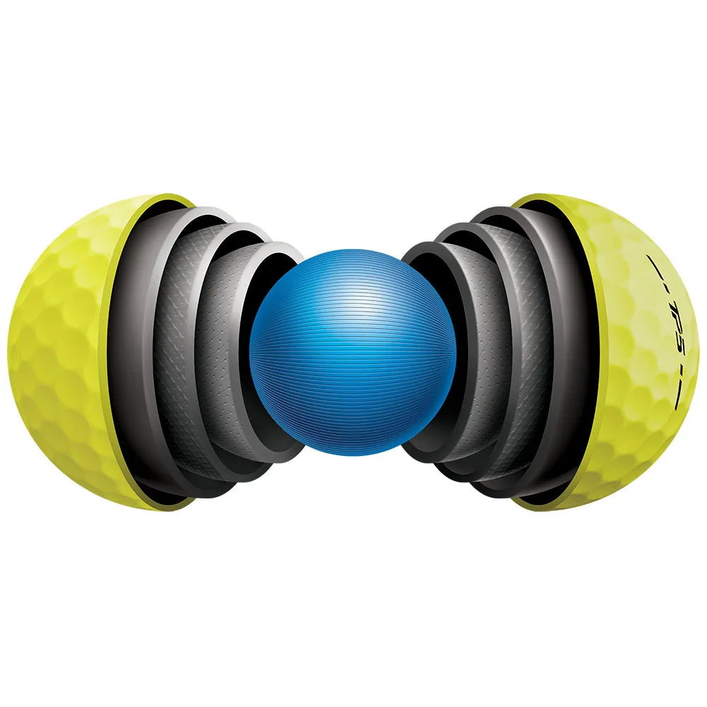 TaylorMade TP5 Golf Balls - Yellow - 12 Pack, Golf posture corrector