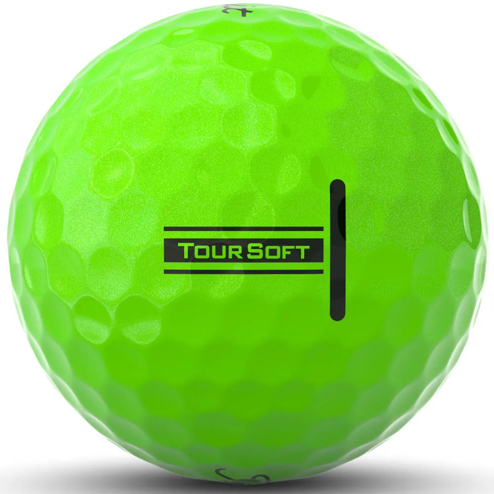 Titleist Tour Soft Golf Balls - Green - Double Dozen, Golf club cleaner, Electric golf trolley