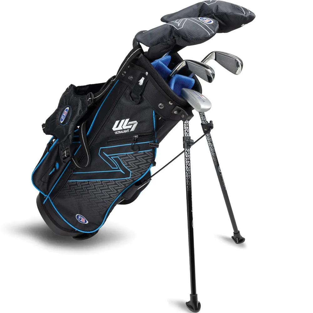 U.S Kids Golf Junior Ultralight 7 48 5 Club Stand Set - (48-51" Golfer Height), Golf balls for distance, Cadet size golf gloves, Golf tournament gifts