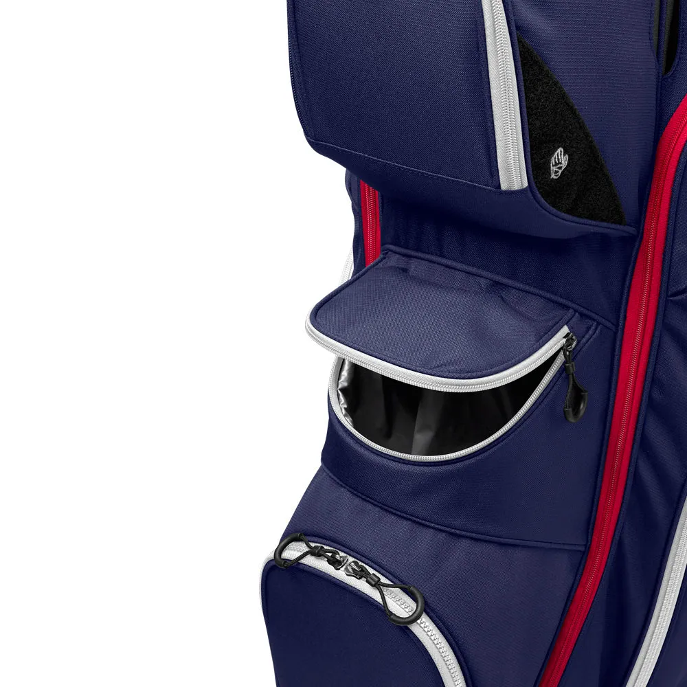 Wilson I-Lock Cart Bag - Navy/White/Red, Golf gear for tall men
