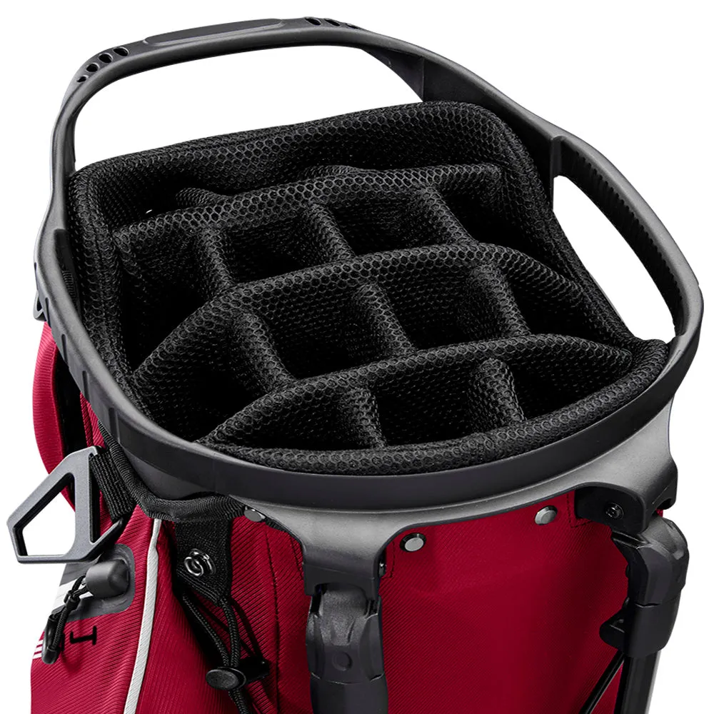 Wilson Talus Stand 14 Bag - Staff Red, XXL golf gloves, USGA approved golf balls