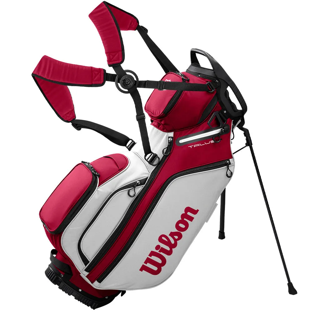 Wilson Talus Stand 14 Bag - Staff Red, Golf resistance bands, Custom golf clubs