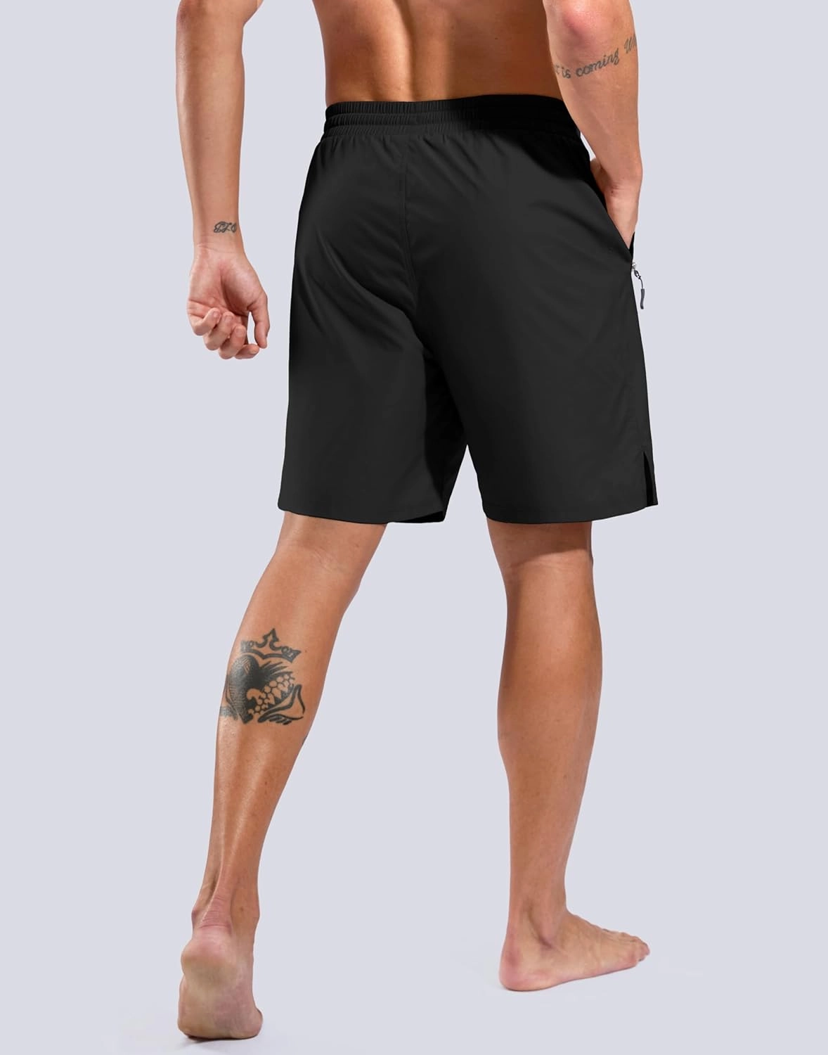 G Gradual Mens Swim Trunks with Compression Liner 7" Quick Dry Board Shorts Swimsuit Bathing Suit for Men with Zipper Pockets