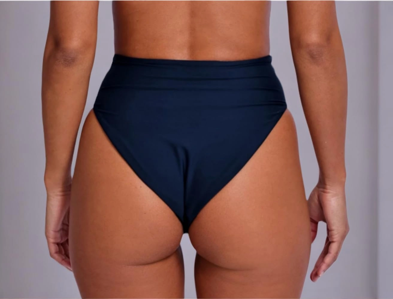 geluboao Women's Bikini Bottom Sexy V Cut High Cut Swimsuit High Waisted Bathing Suit Bottoms