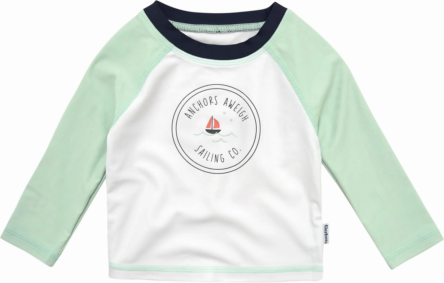 Gerber Baby Boys' Toddler Long Sleeved Rashguard Swim Bathing Suit Set