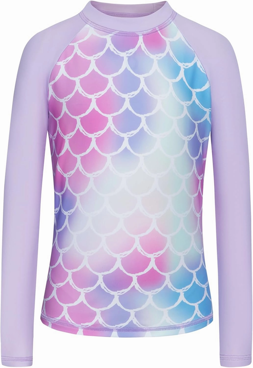 Girls Swimsuit Long Sleeve Swim Shirt 3 Piece Rash Guard for Girls Bathing Suit with Boyshorts