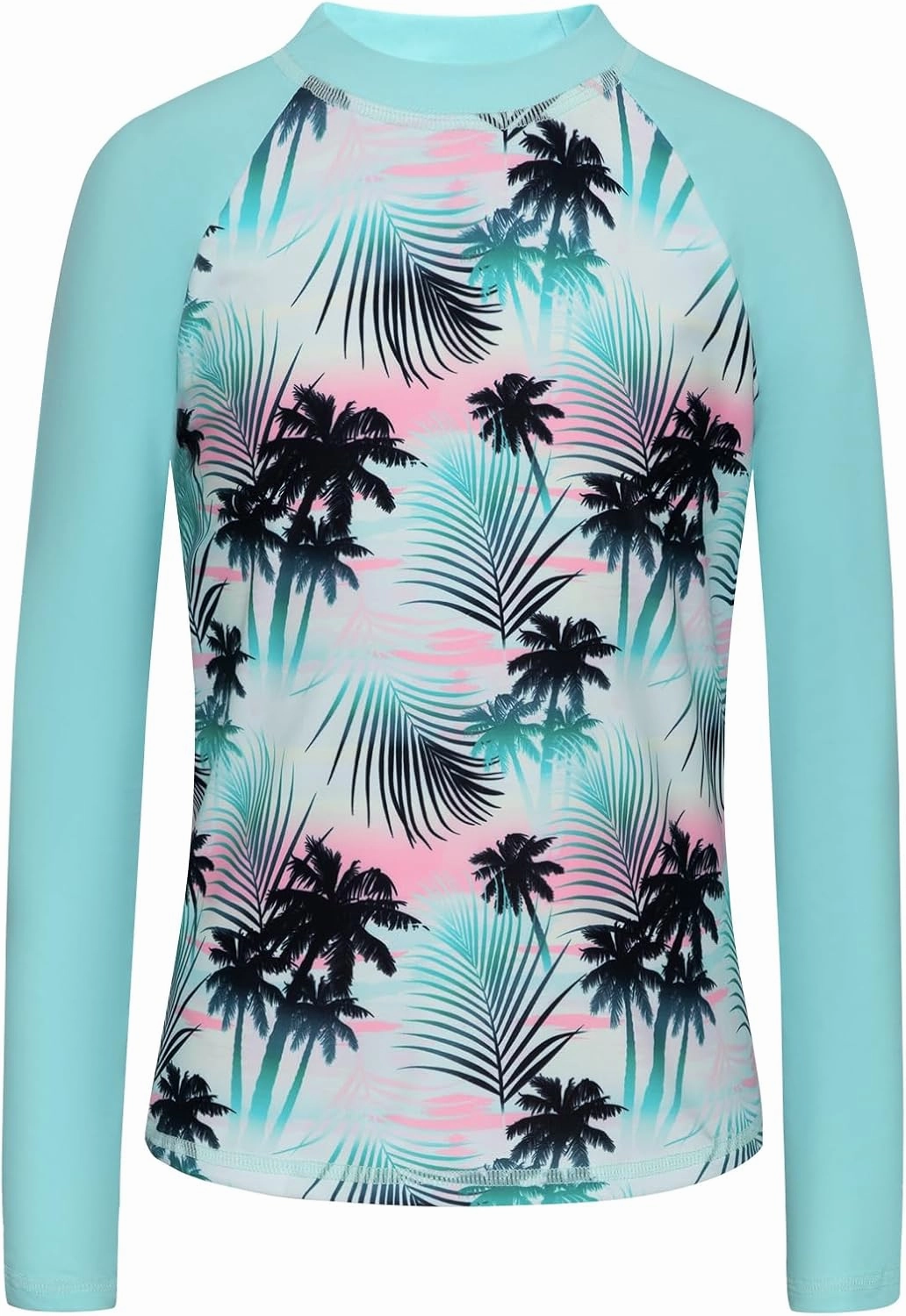 Girls Swimsuit Long Sleeve Swim Shirt 3 Piece Rash Guard for Girls Bathing Suit with Boyshorts