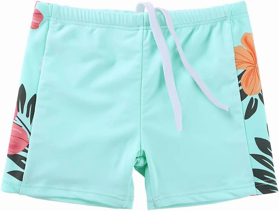 Girls Two Piece Swimsuit Floral UPF 50  Rash Guard Set Kids Beach Swimwear