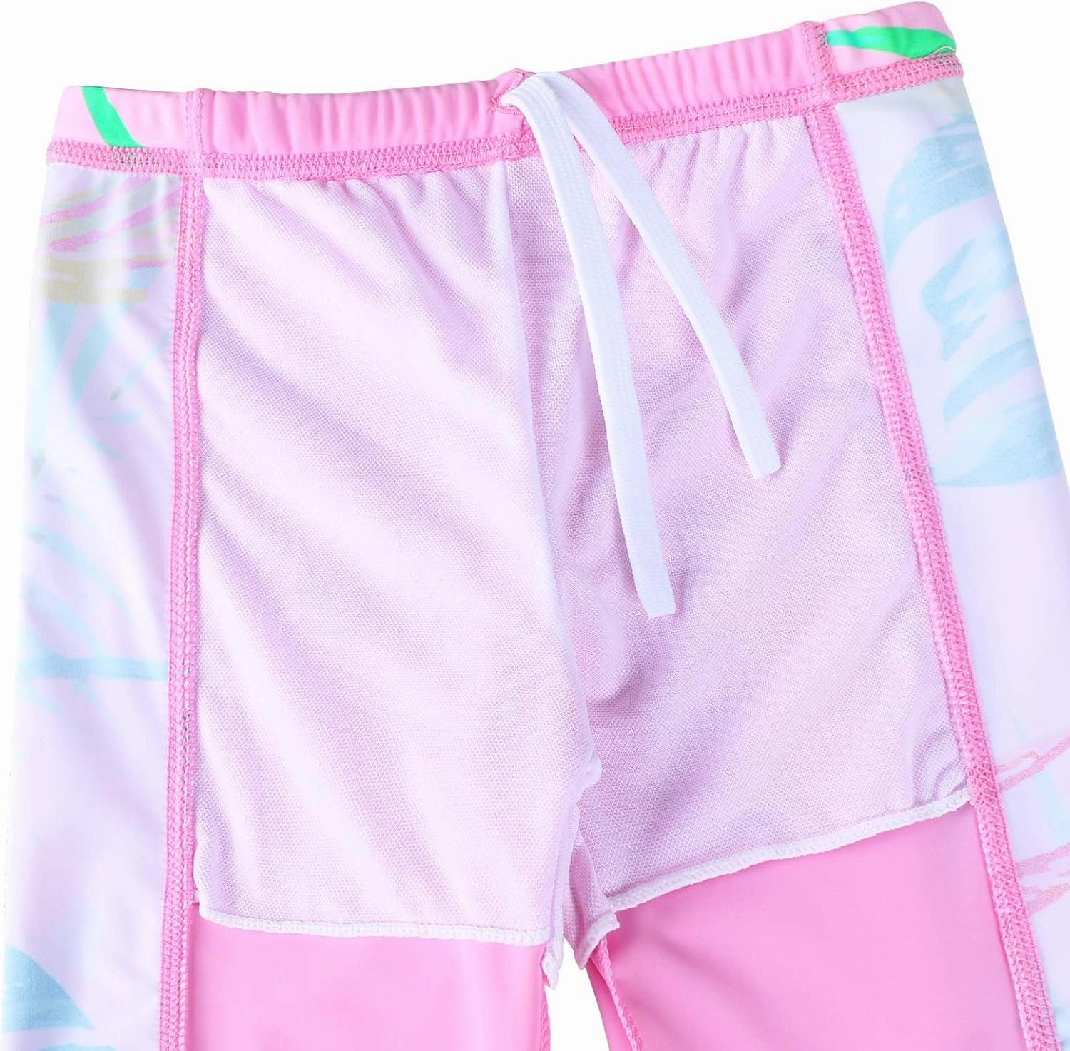 Girls Two Piece Swimsuit Long Sleeve Floral Bathing Suit UPF 50  Summer Beach Swimwear