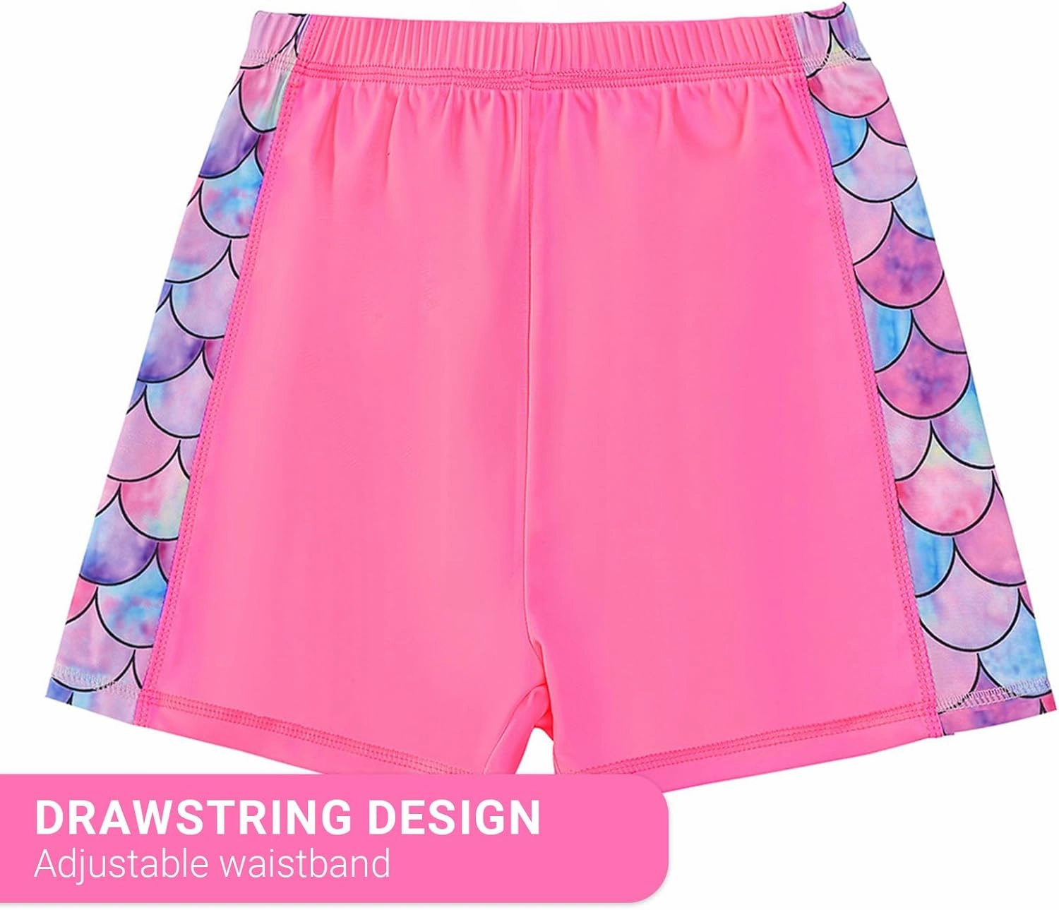 Girls Two Piece Swimsuits Bathing Suits for Little Girl Rash Guard Short Sleeve Beach Swimwear Set for Kid 4-12 Years