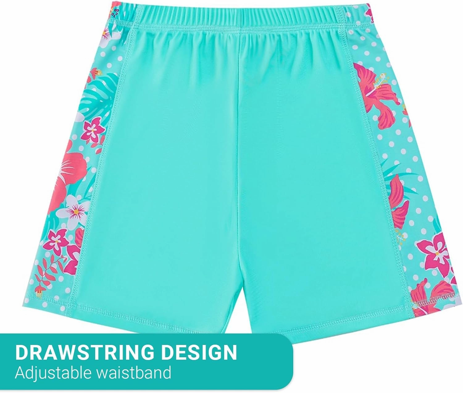 Girls Two Piece Swimsuits Bathing Suits for Little Girl Rash Guard Short Sleeve Beach Swimwear Set for Kid 4-12 Years