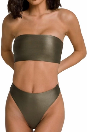 Good American Women's Better Band Bikini Top
