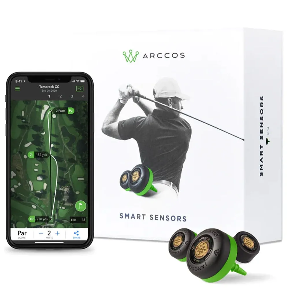 Grab Yours Now Arccos Smart Sensors - 3rd   Generation (14 Pack) Moving Fast, Golf ball stamp kit, Backyard golf setup