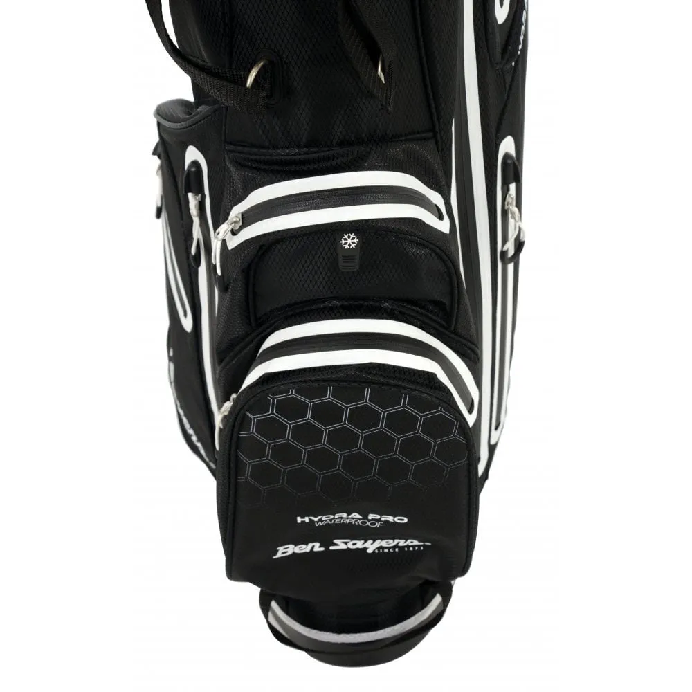Ben Sayers Hydra Pro Waterproof Stand Bag - Black/Grey, Best golf irons, Best golf gifts 2024