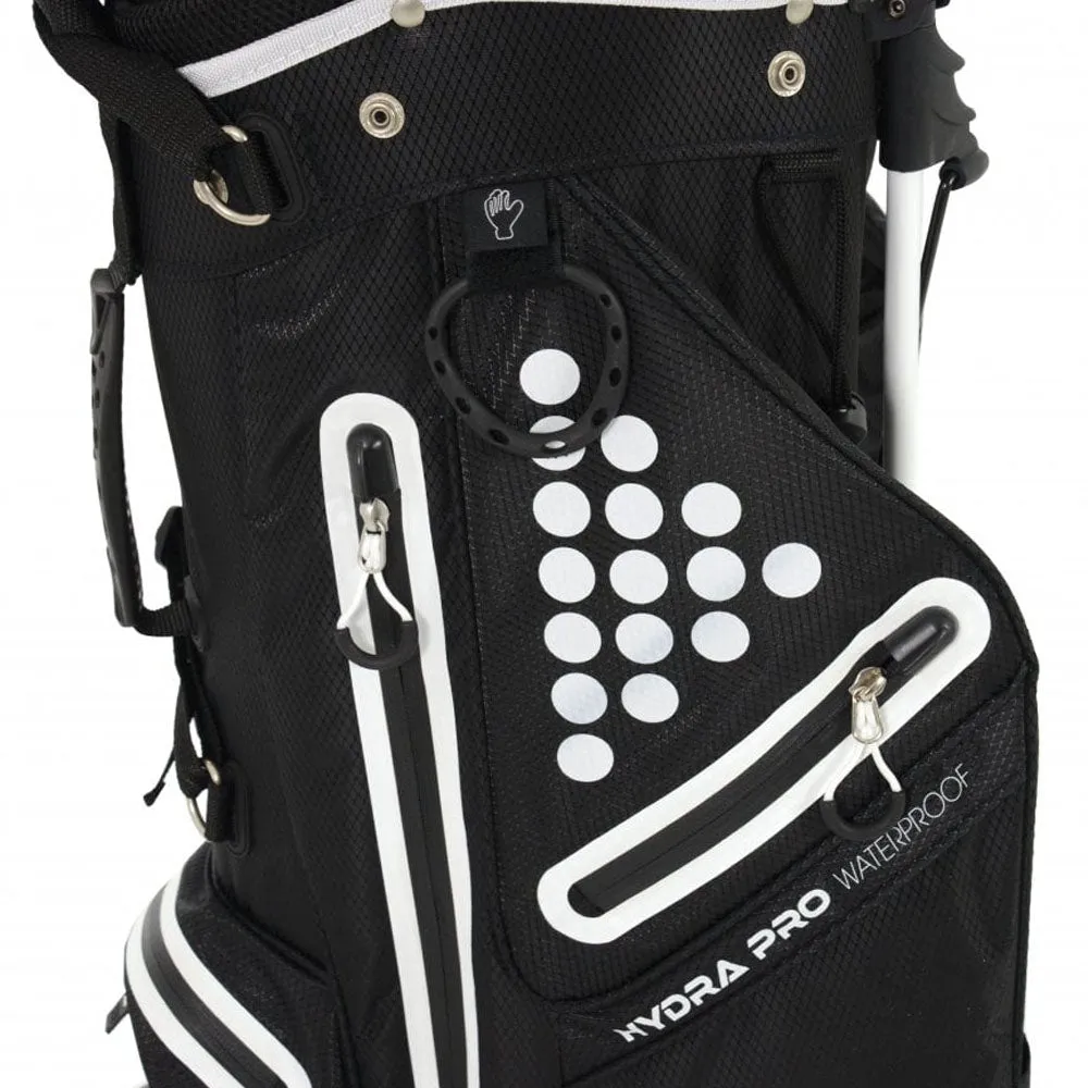 Ben Sayers Hydra Pro Waterproof Stand Bag - Black/Grey, Golf practice balls