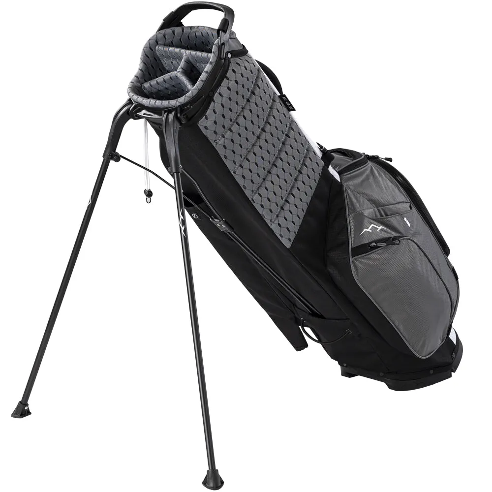 Sun Mountain Eclipse 2.5 Stand Bag - Black/Nickel/White, Graphite golf shafts, Golf meme gifts, Golf GPS watch