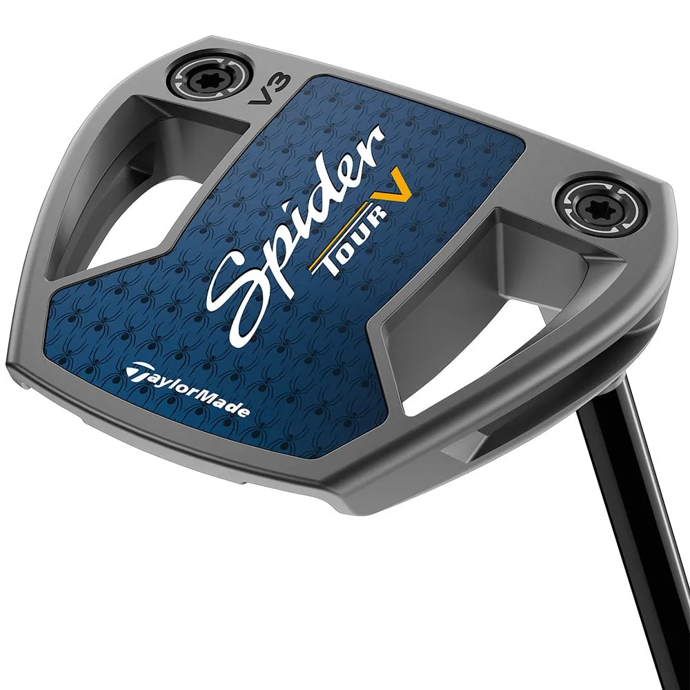 TaylorMade Spider Tour V Putter - Small Slant, High visibility golf balls