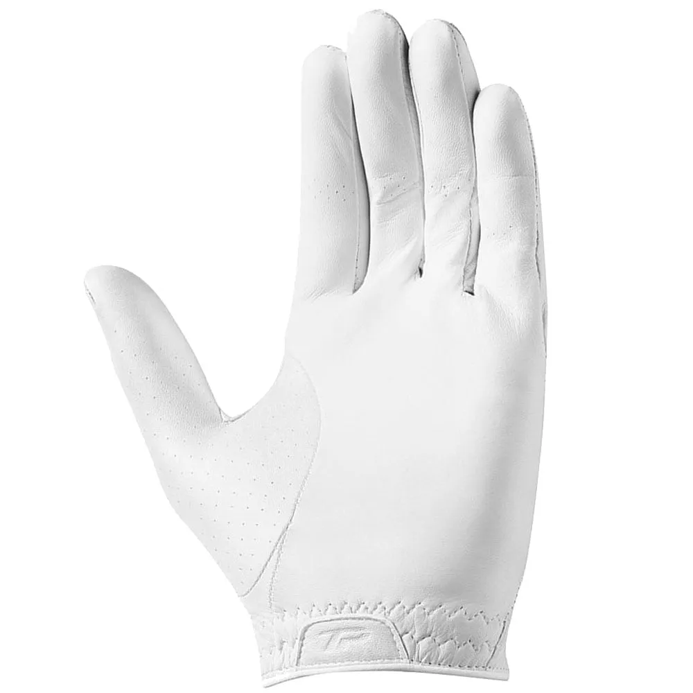 TaylorMade Tour Preferred Cabretta Leather Golf Glove - Off White, Personalized golf balls