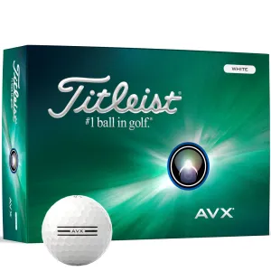 Grab Yours Now Titleist AVX Golf Balls - White - 12 Pack Most Wanted, Best golf gifts 2024