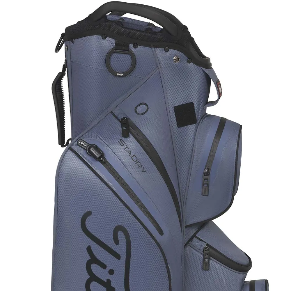 Titleist Cart 14 StaDry Waterproof Cart Bag - Washed Indigo, Cobra AeroJet driver