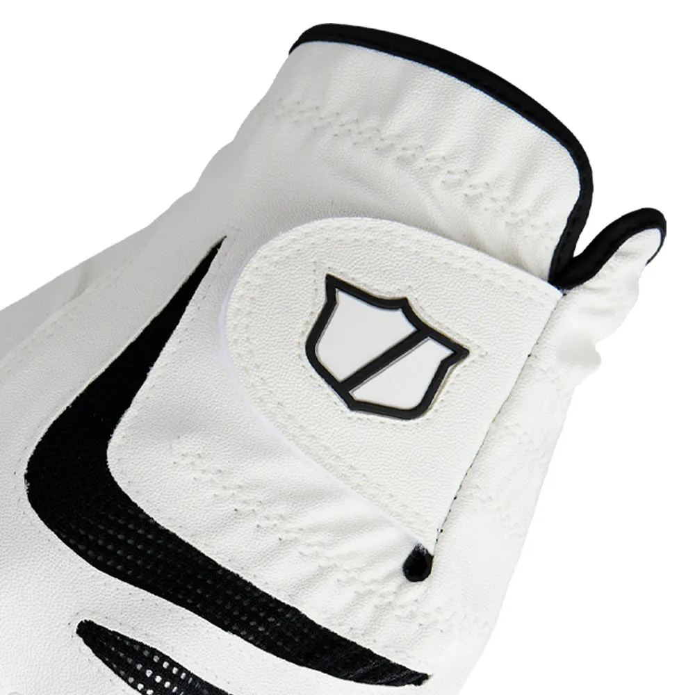 Wilson Grip Plus Cabretta Leather Golf Glove - White, Golf gloves for men, Golf stand bag, Callaway golf set