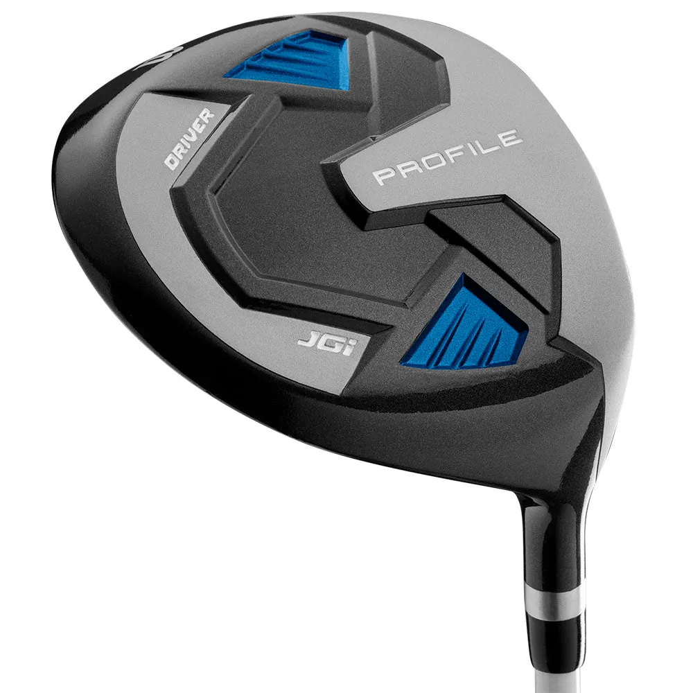 Wilson Profile 7-Piece Junior Package Set - Large (Ages 11-14), Vegan golf shoes, Golf putter for beginners, Solar powered golf cart