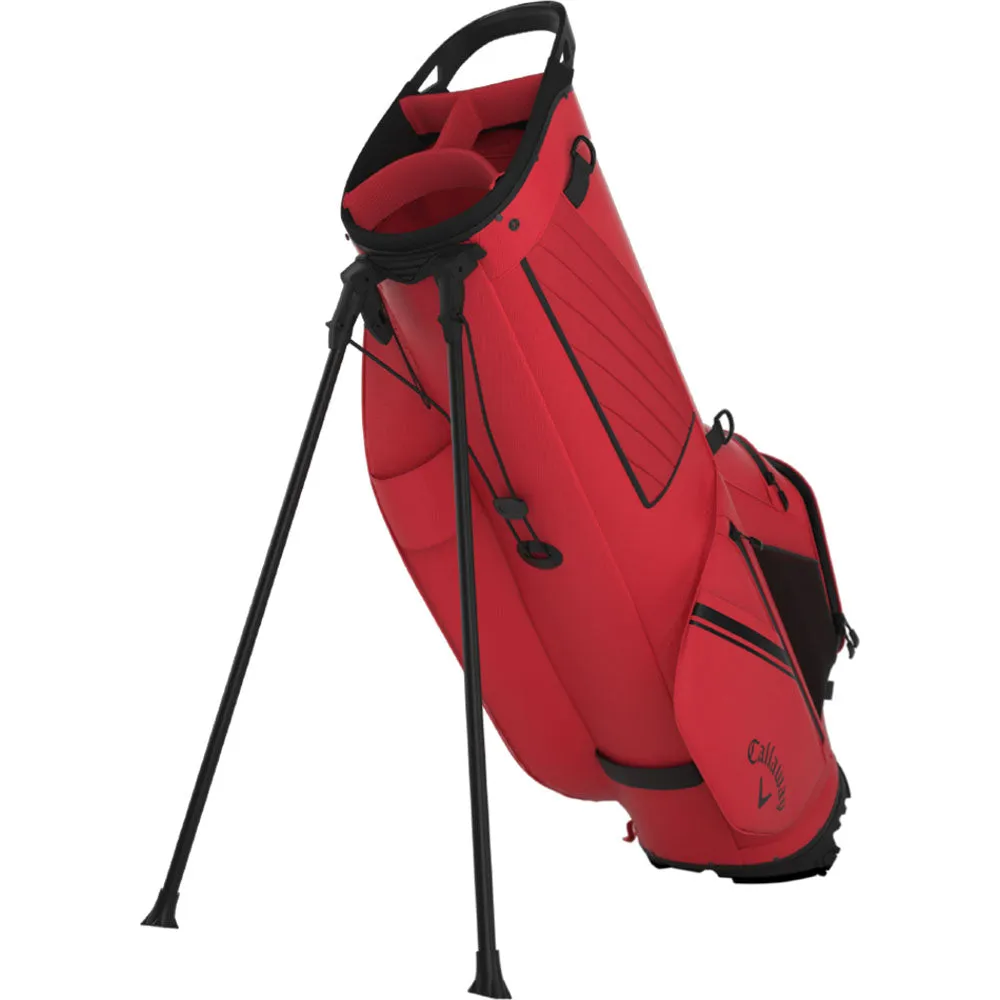Callaway Chase 14 Stand Bag - Red/Black, Golf rule book 2024, Waterproof golf jacket, Golf push cart