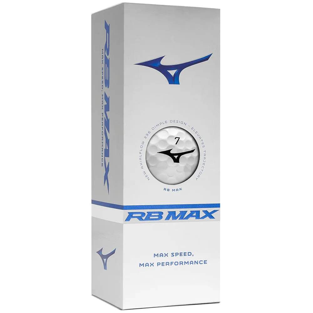 Mizuno RB Max Golf Balls - White - 12 Pack, Golf launch monitor