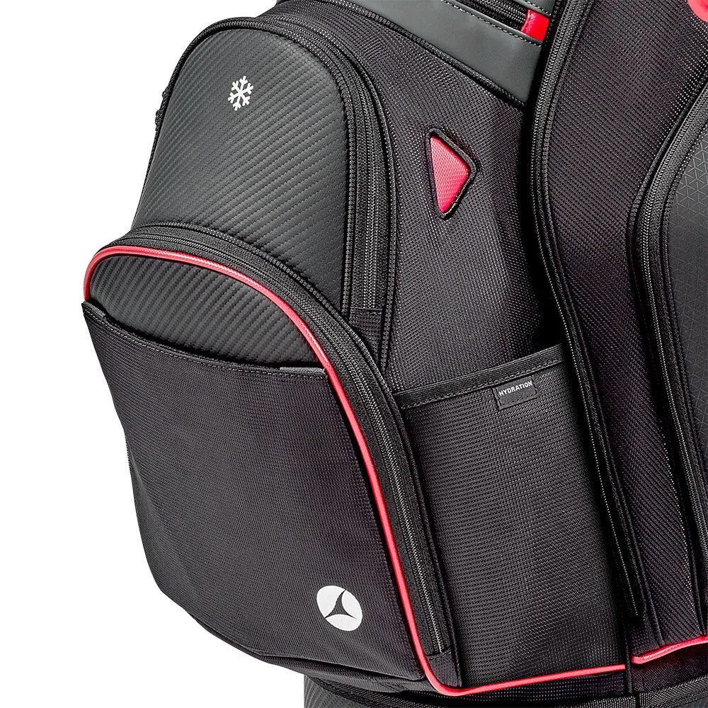 Motocaddy Pro Series Cart Bag - Black/Red, Senior golf clubs, Breathable golf pants, Vegan golf shoes