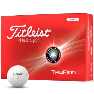 Great Value Titleist TruFeel Golf Balls - White - 12 Pack Must-Have, Senior golf clubs